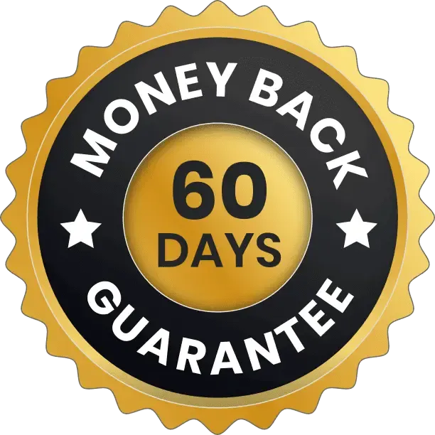 gluco6 Money Back Guarantee badge